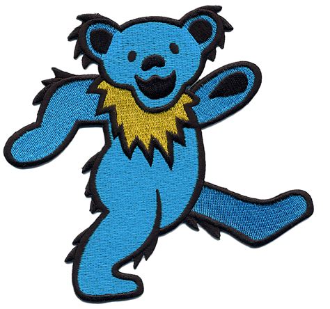 Grateful Dead Extra Large Assorted Dancing Bear Patch Gypsy Rose