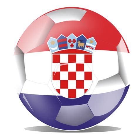 Es uno de los seis países que nacieron de la antigua yugoslavia. Croacia bandera de fútbol - Descargar PNG/SVG transparente
