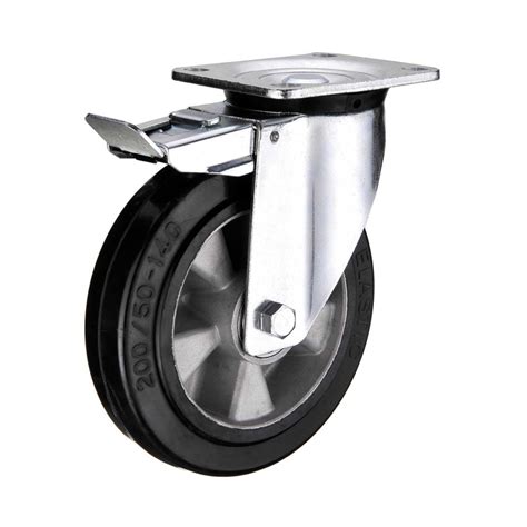 European Style Heavy Duty Caster Wheels 8 Inch Supplier