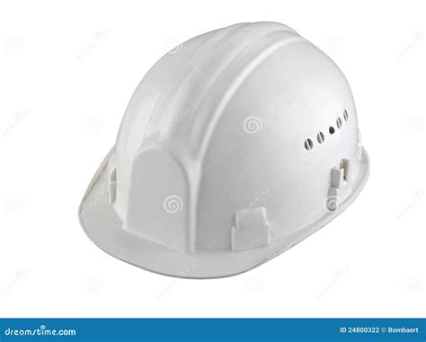 White Construction Helmet Stock Photo Image Of Background 24800322