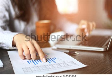 Hands Financial Manager Taking Notes When Stock Photo Edit Now 363989888