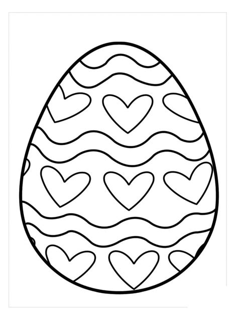 Dibujos De Huevo De Pascua 20 Para Colorear Para Colorear Pintar E
