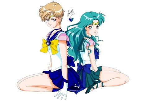 Sailor Neptune E Sailor Uranus By Marioanello On Deviantart