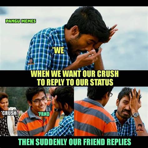 It seems you're looking for funny status for whatsapp to post on your whatsapp profile with humor. WhatsApp status meme Tamil - Tamil Memes