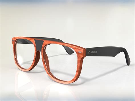 Flattop Wayfarer Sunglasses 3d Model Sldprt Sldasm Slddrw