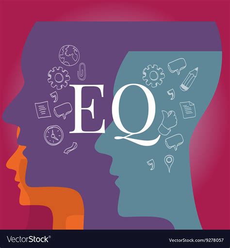 Eq Emotional Quotient Intelligence Royalty Free Vector Image