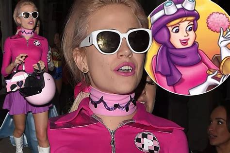 Pixie Lott Takes On The Persona Of Penelope Pitstop For Birthday Bash