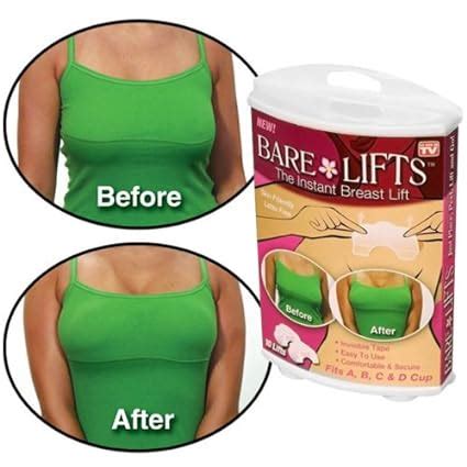 Jml Bare Lifts Backless Breast Boob Bra Cleavage Bust Shape Enhancer