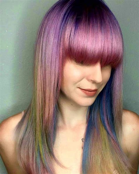Metallic Pastels And Fringe Work By Pinknouveau Instagram Hair