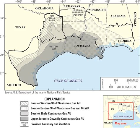 Usgs Estimates 304 Trillion Cubic Feet Of Natural Gas In The Bossier