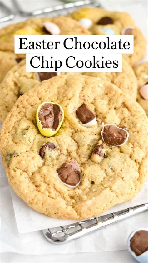 Easter Chocolate Chip Cookies Recipe Easter Chocolate Chip Cookies