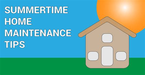 Seven Home Maintenance Tips for Summertime