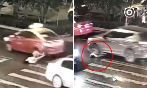 Woman In China Gets Hit By Car Then Gets Run Over By Suv After Passersby Ignores Her