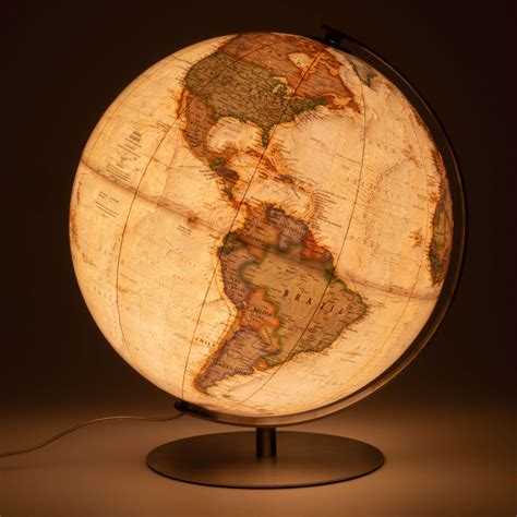 National Geographic Fusion Executive Illuminated Globe 37cm Antique