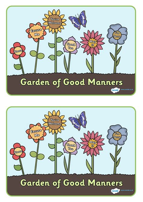 Free Good Manners Display Posters Teacher Made