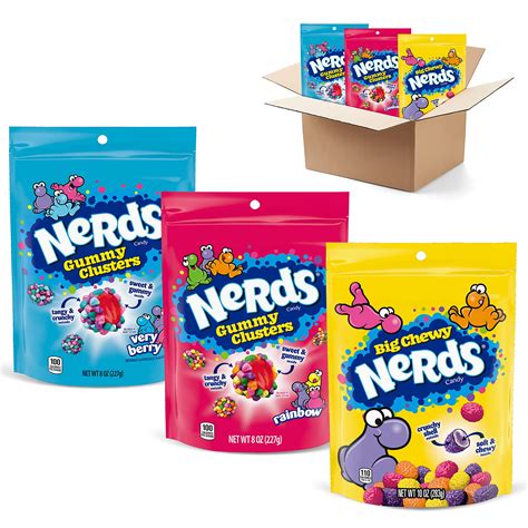 Buy Nerdsgummy Clusters Variety Pack Rainbow Gummy Clusters Very
