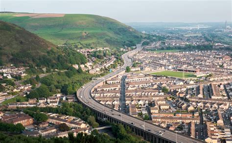 Bypassed The Effects Of The M4 Motorway On A Welsh Industrial Town