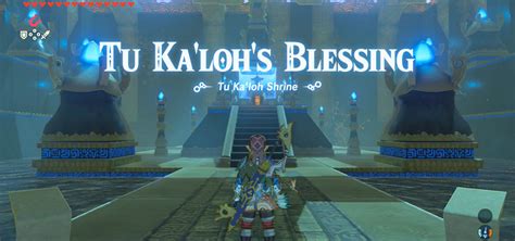 Tu Kaloh Shrine Guide Zelda Dungeon
