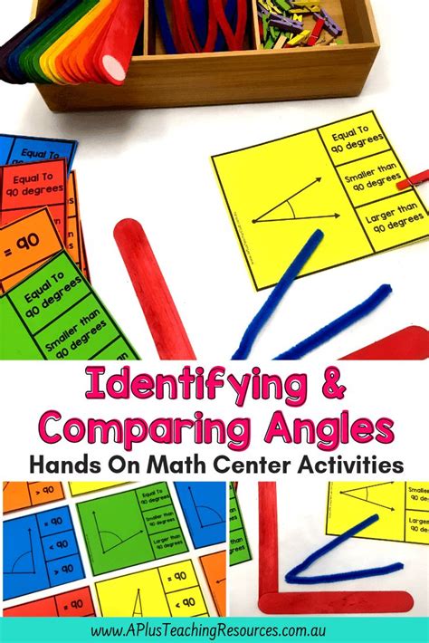 Measuring Angles Activity Hands On Fun Angle Activities Math
