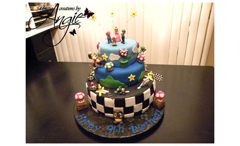 Super mario cake super mario party mario birthday cake 7th birthday 2 tier cake tiered cakes walmart bakery cake. SCRAPPIN MEMORIES: 6/1/11 - 7/1/11