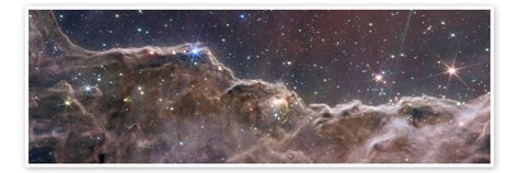 James Webb Open Star Cluster In Carina Nebula Print By Nasa