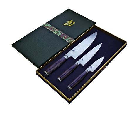 Kai Shun Premier 3 Piece Knife Set Chefs Complements