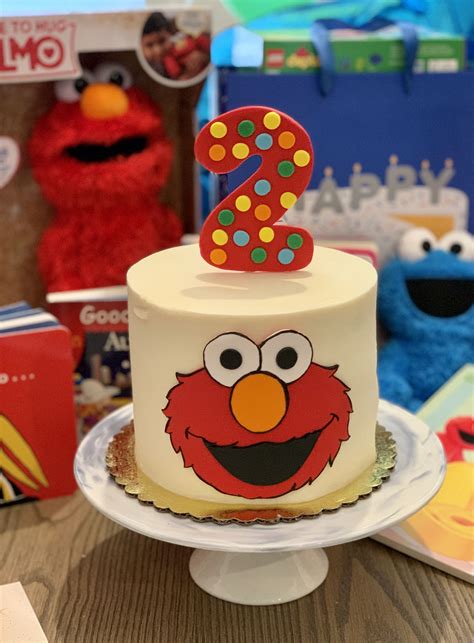 Elmo Birthday Cake Artofit
