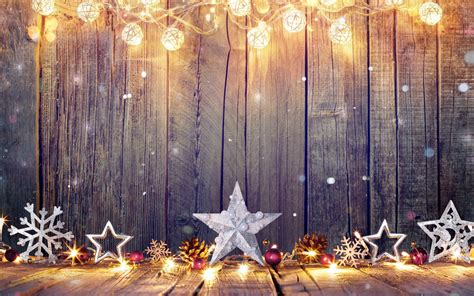 🔥 Free Download Merry Christmas Stars Decorations In Wall Wallpaper