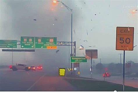 Insane Video Of Grapevine Tx Tornado As People Try To Escape