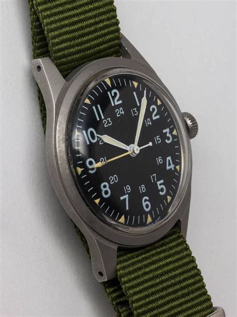 hamilton us military issue vietnam era wristwatch c 1971 at 1stdibs hamilton vietnam watch