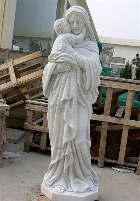 Religious garden statues of madonna and child outdoor statues for sale ...
