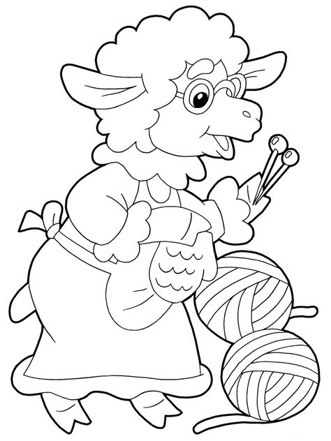 There are two icons above the free sheep coloring page. sheep coloring pages to print, year of sheep 2015