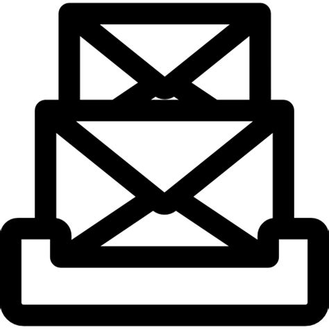 Inbox Basic Rounded Lineal Icon