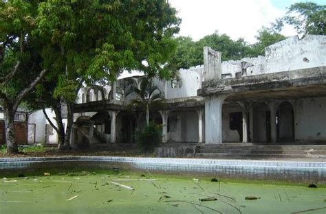 Pool At Hacienda Napoles Pablo Escobars Abandoned Mansion On One Of