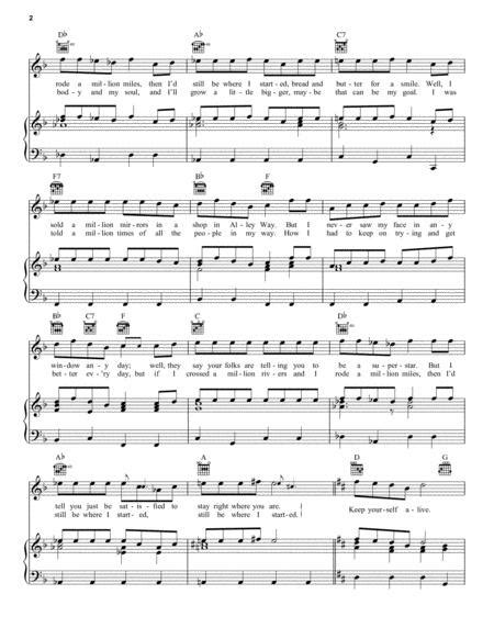 Keep Yourself Alive By Queen Digital Sheet Music For Pianovocal