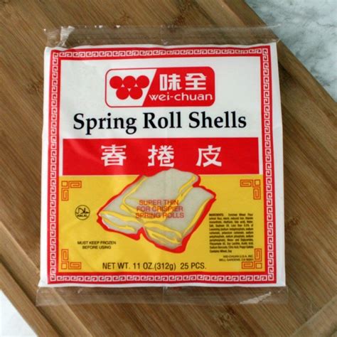 If there is any leftover filling, you can always freeze it for another. Wei Chuan Spring Roll Shells | Spring rolls, Rolls, Spring ...