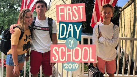 First Day Of School High School And Middle School Back To School 2019