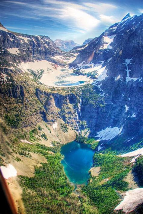 Grinnell Lake Glacier National Park Montana Beautiful Landscapes