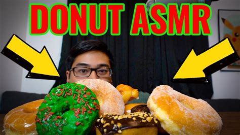 Asmr Donut Eating Sounds Mukbang Youtube
