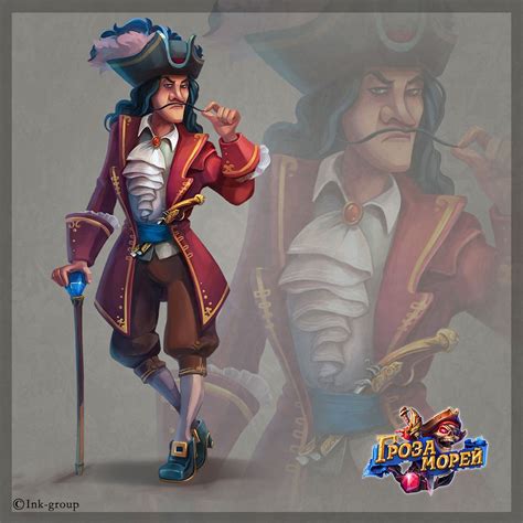 Characters For Pirates Game On Behance Pirate Character