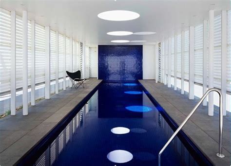 Indoor Swimming Pool Skylights And Swimming Pool Glass Tile Ideas