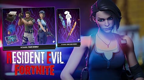 Jill Valentine And Chris Redfield From Resident Evil In Fortnite