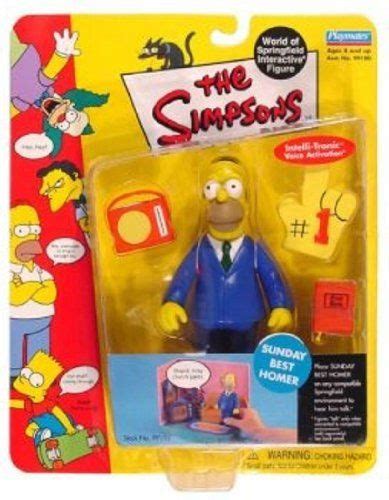 5 Simpsons World Of Springfield Figure Sunday Best Homer Playmates The Simpsons Simpsons