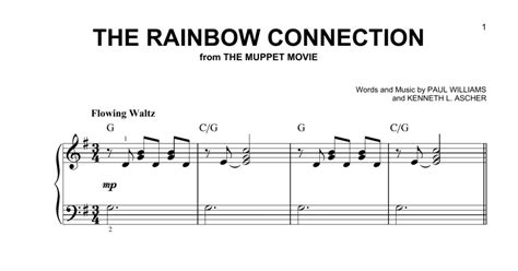 The Rainbow Connection Easy Piano Print Sheet Music Now