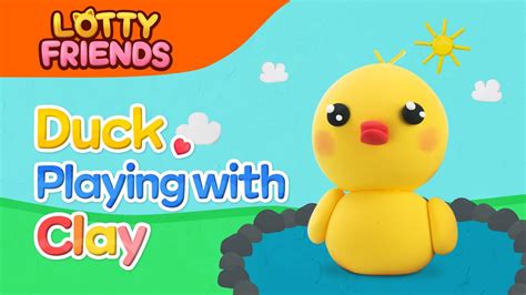 Playing With Clay🎨 Lets Make A Duck Clay Time Fun Activities For