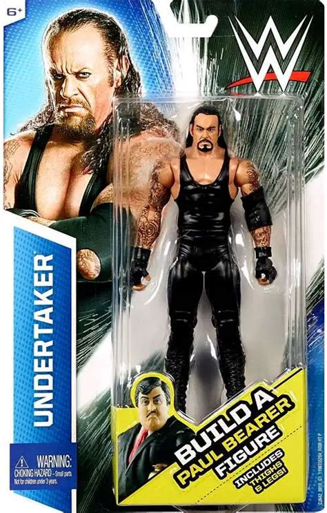 Wwe Wrestling Undertaker Action Figure Build Paul Bearer Mattel Toys