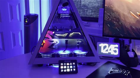 Azza 804l 2022 Pyramid Pc Case Build Time Lapse And Office Tour Youtube