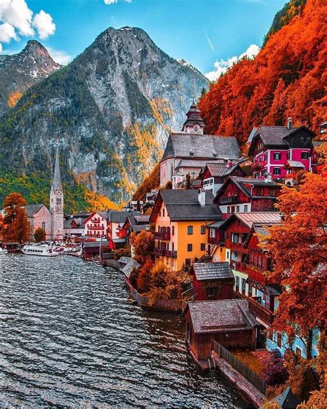 Autumn In Hallstatt Austria Mostbeautiful Beautiful Places To