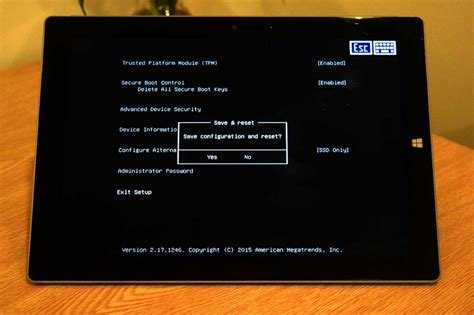 How To Configure Surface Uefi Bios Settings Surfacetip