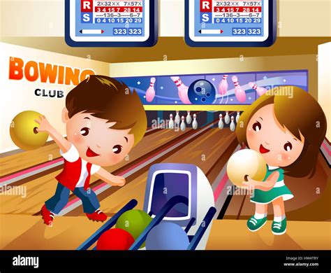 Bowling Alley Lane Clipart